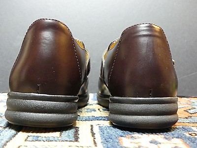 靴 Footprints by Birkenstock Monk Strap Footprints Birkenstock Germany Brown Leather Monk Strap Loafer Sz