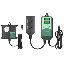 Inkbird CO2 Controller Regulator Meter S01 Probe Sensor HVAC Home Grow Room Fan