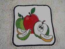Red Green APPLES 4-1/2" Embroidered Iron-on Patch E8 