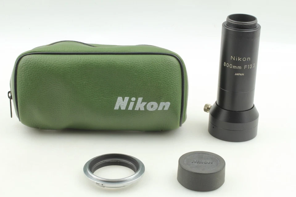 [COMO NUEVO] Lente réflex espejo Nikon 800 mm F13.3 vintage con accesorios Japón #668 Foto 2 de 4