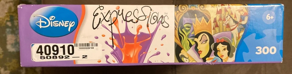 Mega quebra-cabeça Disney Branca de Neve Expressions 300 peças lacrado Rogerson 19x27 - Imagem 3 de 4