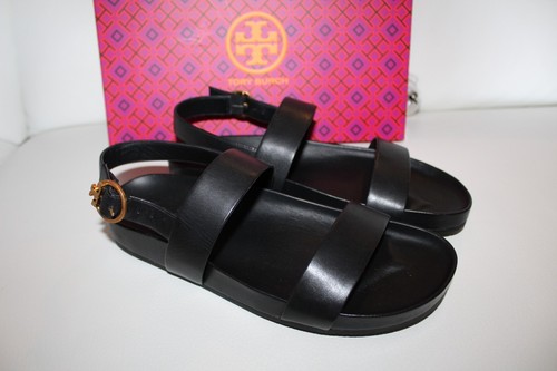 Tory Burch Shoes | Calf Leather Sport 8.5 Sandals Regular (M, B), Black, (Size US 8.5), New | Tradesy