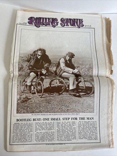 Rolling Stone magazine #82 May 13 1971 Peter Fonda Dennis Hopper bootleggers - Picture 3 of 3