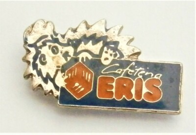 M937) Cafetiering Eris Café Catering Koch Igel französisches Essen Abzeichen Anstecknadel