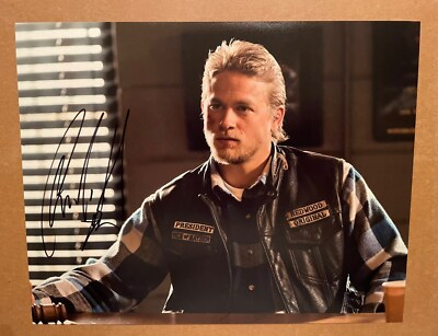 Charlie Hunnam Jax Teller Sons of Anarchy SIGNED 11x14 w PROOF