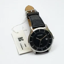 Citizen Men's BD0040-06E Quartz Leather Strap Day Watch 