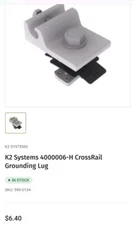 K2, Everest Ground Lug, Tin Plated Aluminum, 4000006-H