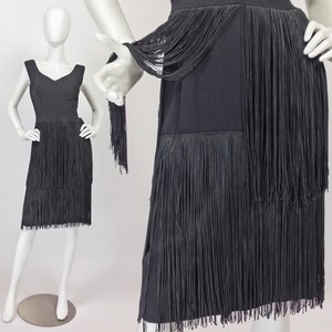 60s fringe dress