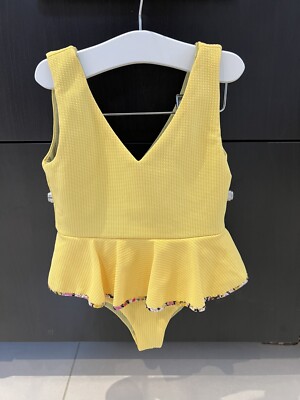 Marysia Bumby Kinder französischer Gramercy Rüschen Badeanzug 4 Jahre £110