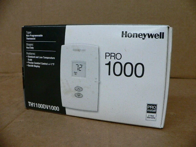 Honeywell TH1110DV1000 Pro 1000 Non-Programmable Heat Only Thermostat | eBay
