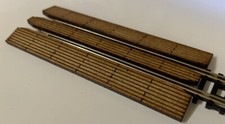 2x Double Track Level Crossing sets. N Gauge Railway Train Scenery