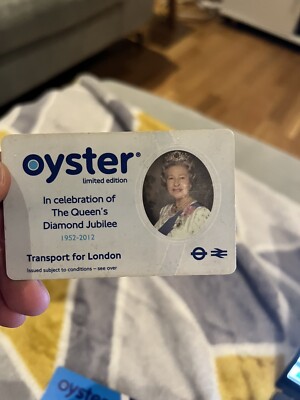 2012 limited edition oyster card Limited edition 2012 Oyster card