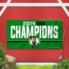 Boston Celtics NBA 2024 Champions Banner / Flag NEW