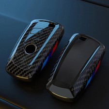 Carbon Fiber Car Key Cover Protection Key Case Fit For Bmw F10 F11 F30 X3 X5 X6 Carbon Fiber Car Key Cover Protection Key Case Fit For Bmw F10 F11 F30 X3 X5 X6