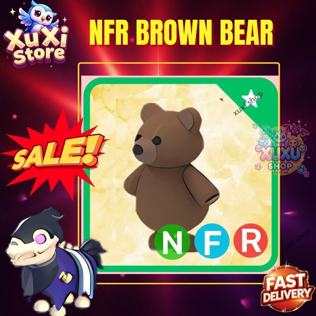 🐻Combo Meega Neoon Polar Bear +MFR Neoon Brown Bear Adopt Pet(NFR