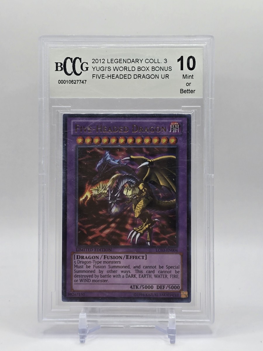 Five-Headed Dragon LC03-EN004 BCCG 10 YuGiOh Legendary Five-Headed Dragon LC03-EN004 BCCG 10 YuGiOh Legendary