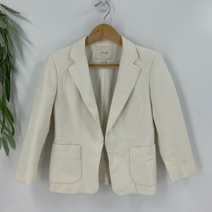 maje white blazer