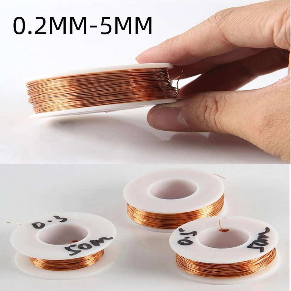 Round Copper Wire Solid Bare .2mm 0.4mm 0.5mm 1mm 1.2mm 1.4mm 1.5mm 2mm To 5mm  - Image 3 of 4