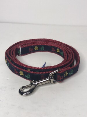 NEW! Preston Leather Dog Collar & Leash - Made in USA - Adirondack Chair - Small