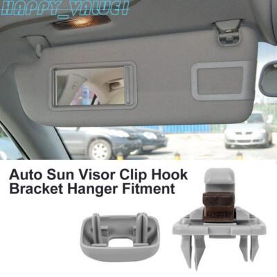 8U0857562A Fits Audi A3 A4 A5 Q5 A7 B6 B7 B8 S4 S5 2x Gray Inner Sun Visor Clip
