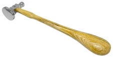 1-1/2" Domed Face German-Style Chasing Hammer 11" Length Jewelry Making Tool