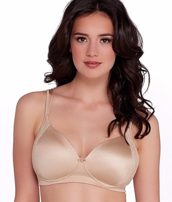 New Bra Bali, WireFree 1-Smooth-U Lace Side-Sling Nude 6546 MSRP-$42.00 34DD