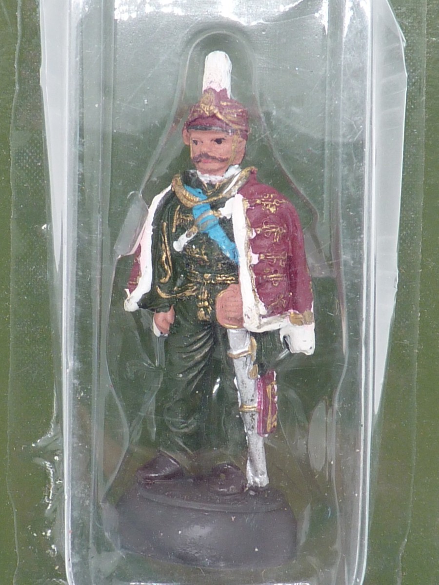 Figurine Soldat Empire Napoléon En Métal Peint - Cavalerie, échelle 1:32 (60mm), Delprado