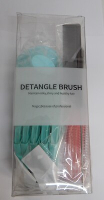 Detangle Brush Haarbürsten-Set mit Clips 9-teilig