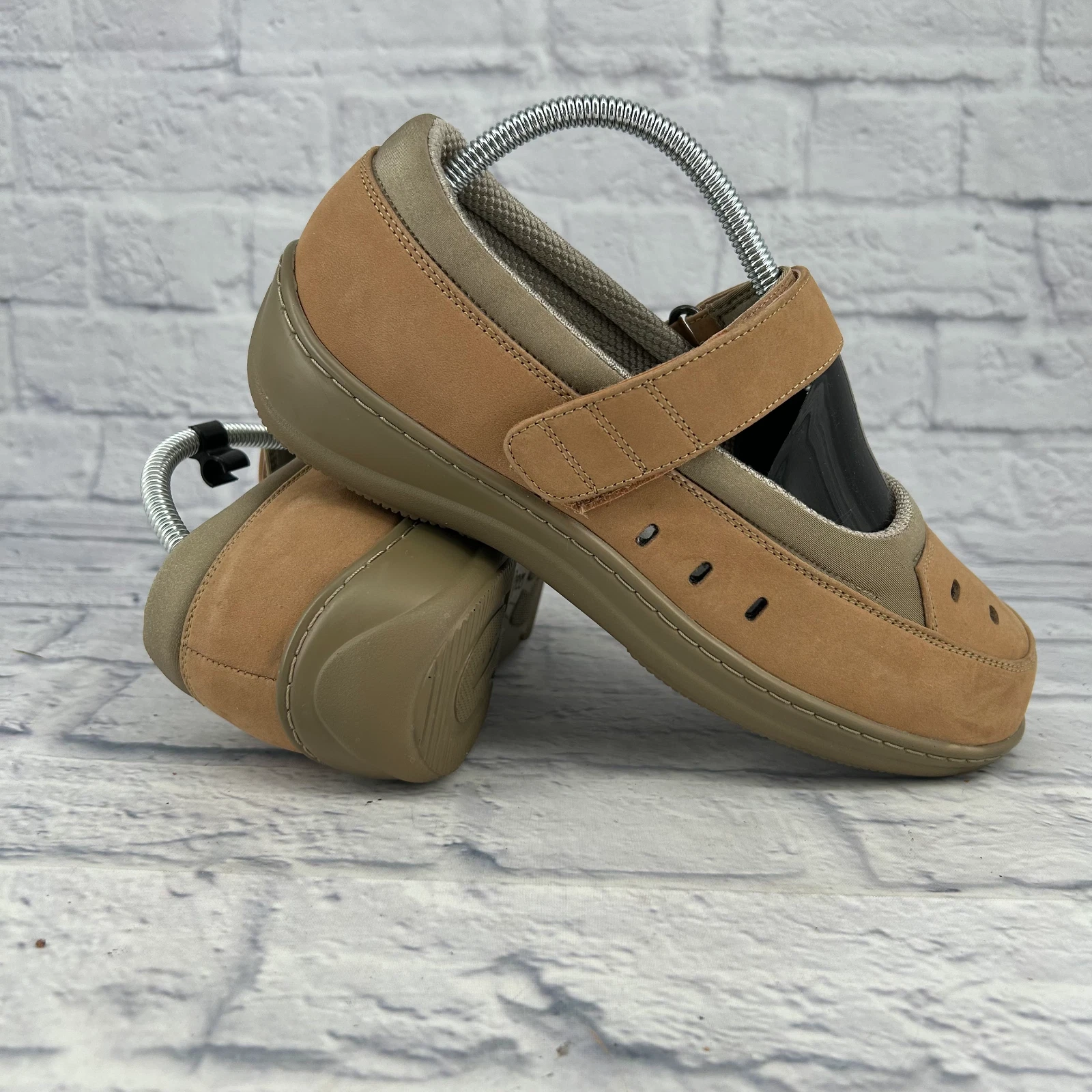 SALOMON Scarpa da passeggio ortopedica Orthofeet Serene marrone donna taglia 9 2E Maryjane anello con gancio