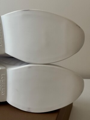 Size 45 - Burberry Quilted White Sneakers axburton | eBay display picture 3