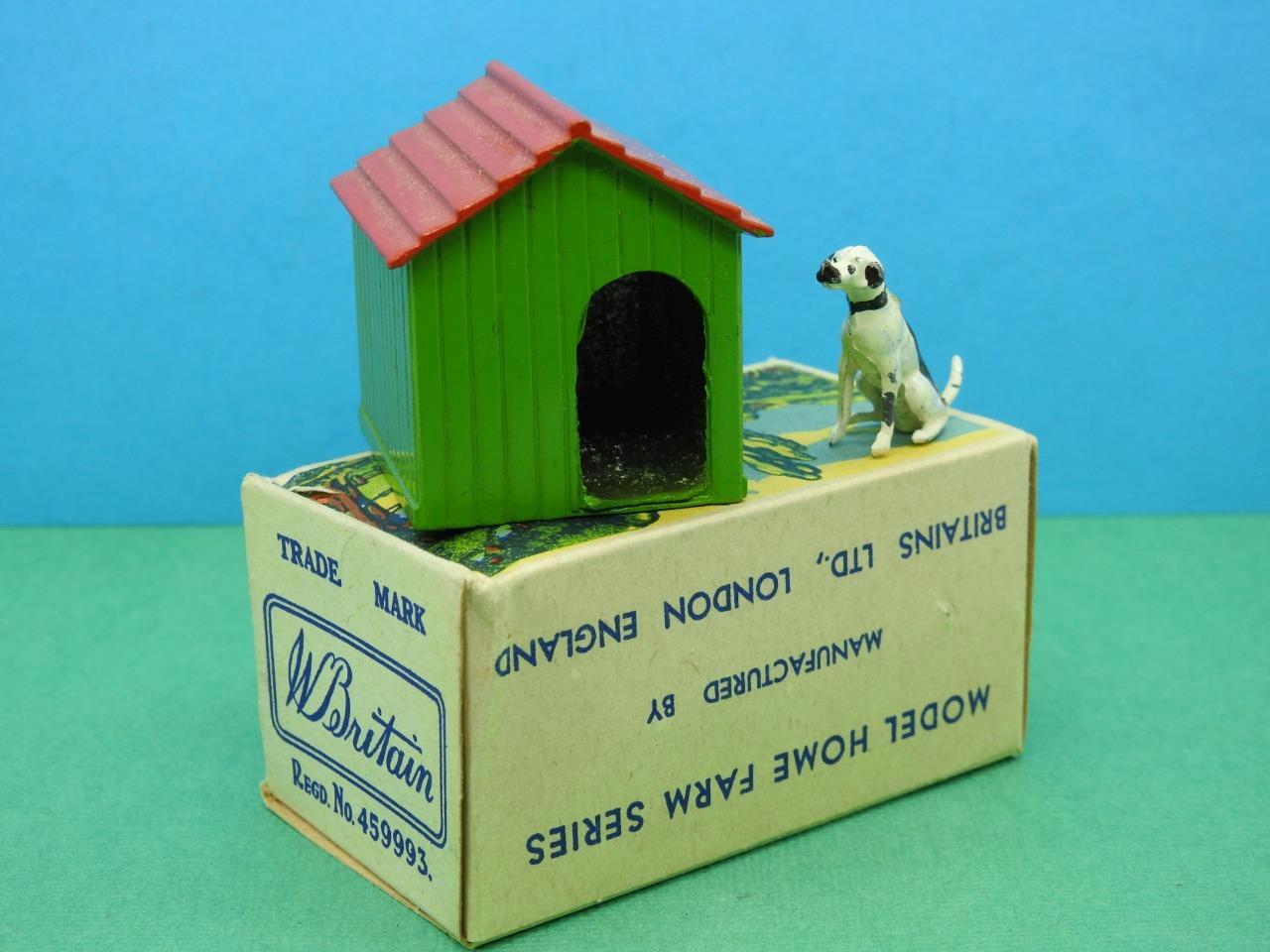 BRITAINS BOXED VINTAGE 1950s LEAD FARM SERIES PICTURE PACK DOG + KENNEL 5015 eBay