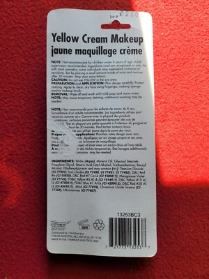 ma Halloween Yellow Cream Horror Makeup | eBay