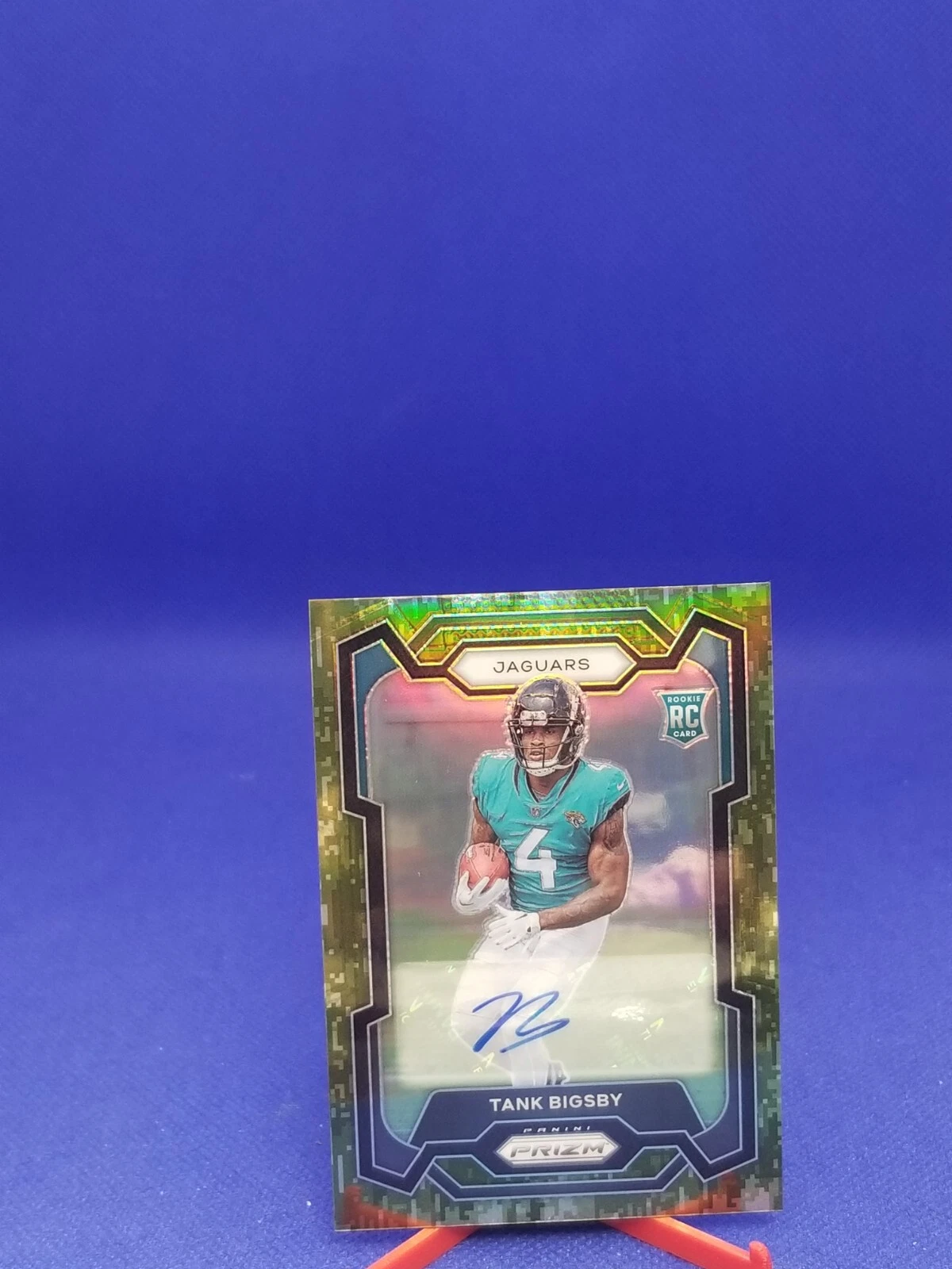 Tank Bigsby 2023 Prizm Camo Prizm ROOKIE AUTOGRAPH #348 25/25 Jaguars
