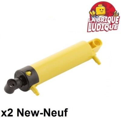 Lego 2x Reifen Pneumatic großer Zylinder Cylinder V2 2x11 19467c01 gelb NEU