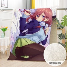 New Anime The Quintessential Quintuplets Plush Blanket Bedding Christmas Gift