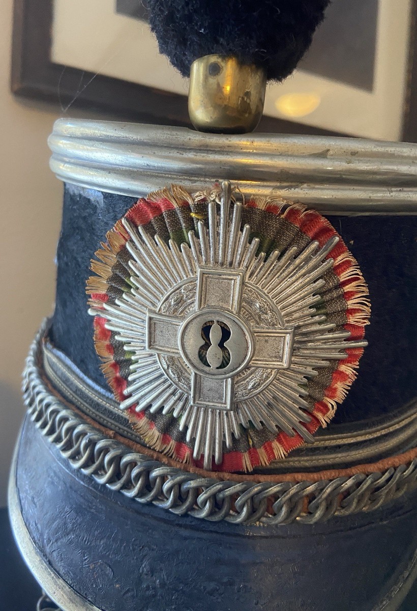 WW1 Swiss / Austrian 8th Infantry Officer Shako Helmet NEW LOWER