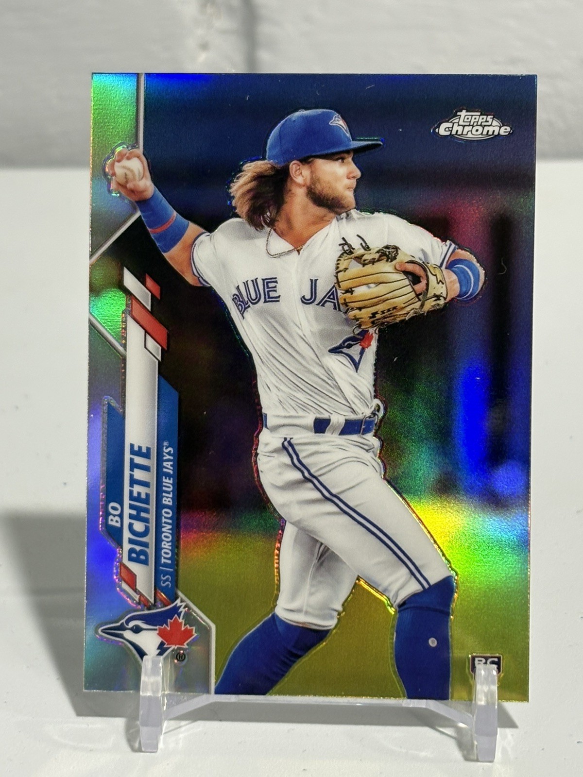 2020 Topps Chrome Bo Bichette Prism Refractor Rookie RC