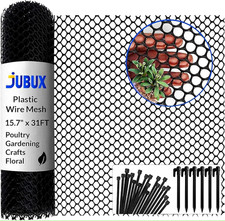 Plastic Wire Mesh Fence 15.7" X 31 Ft Chicken Fencing Dogs Rabbits Poultry Snake 1.19 per foot