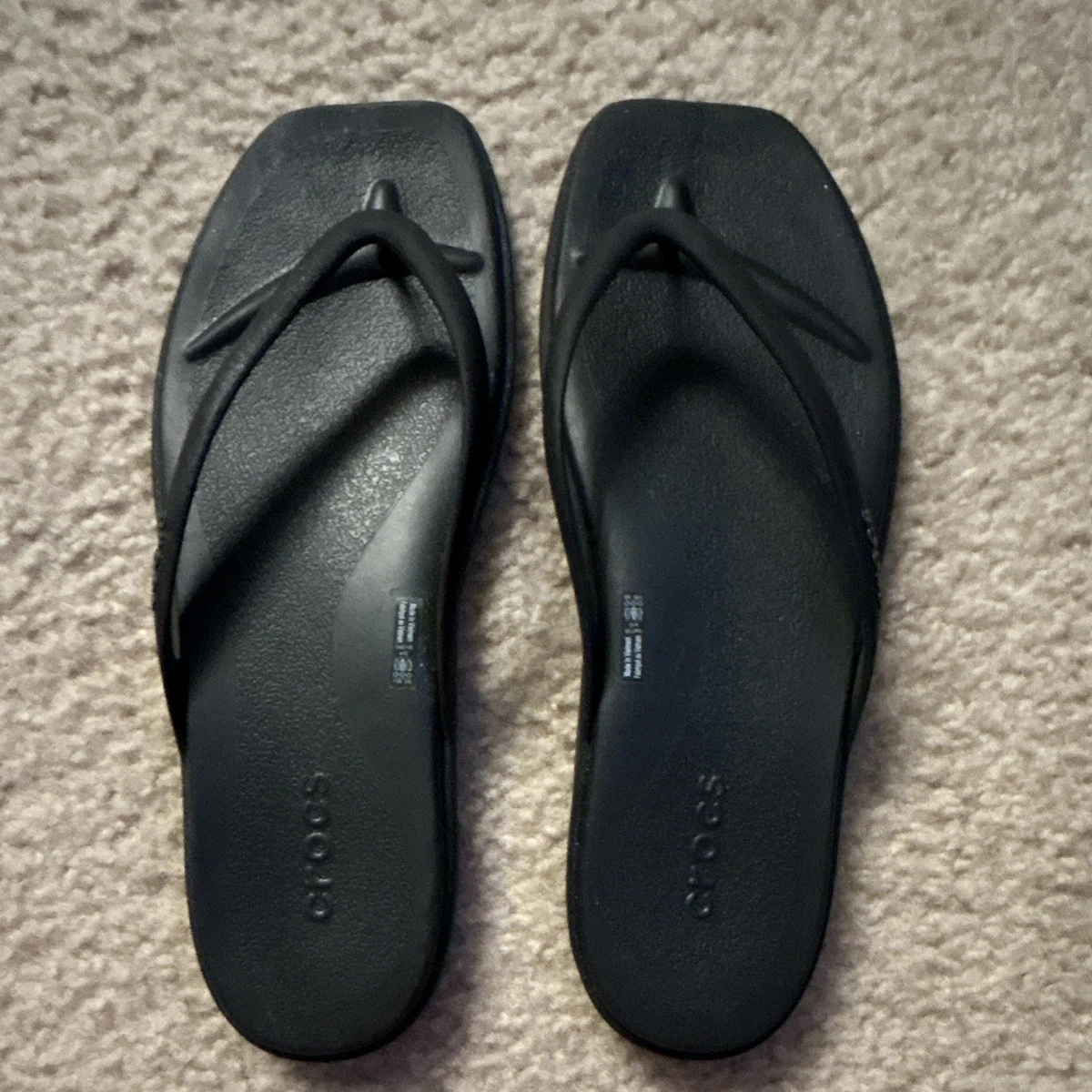 CROCS Thong Sandals Men’s size 12 Crocs Rubber Sandals for Men main image 4