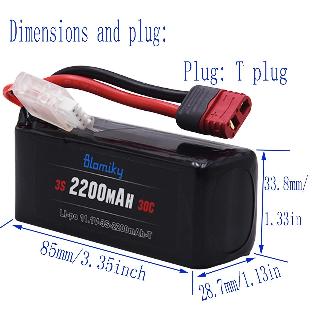 zippy 3s lipo 2200 mah 30 c with xt 60 2 Pack 11.1V 2200mAh Shorty Li-Po Battery XT60 for RC Trucks Lithium polymer Zeee 3S 120C 2200mAh 11.1V
