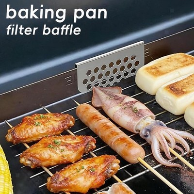 Griddle Blocker Grease Gate BBQ Mesh Screen