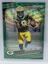 2025 Panini Prizm Josh Jacobs Green Wave Prizm #188