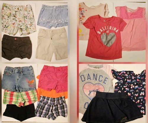 16 Piece Girl's Size 4t Toddler Spring Summer Mix Outfits Carter Gerber Etc