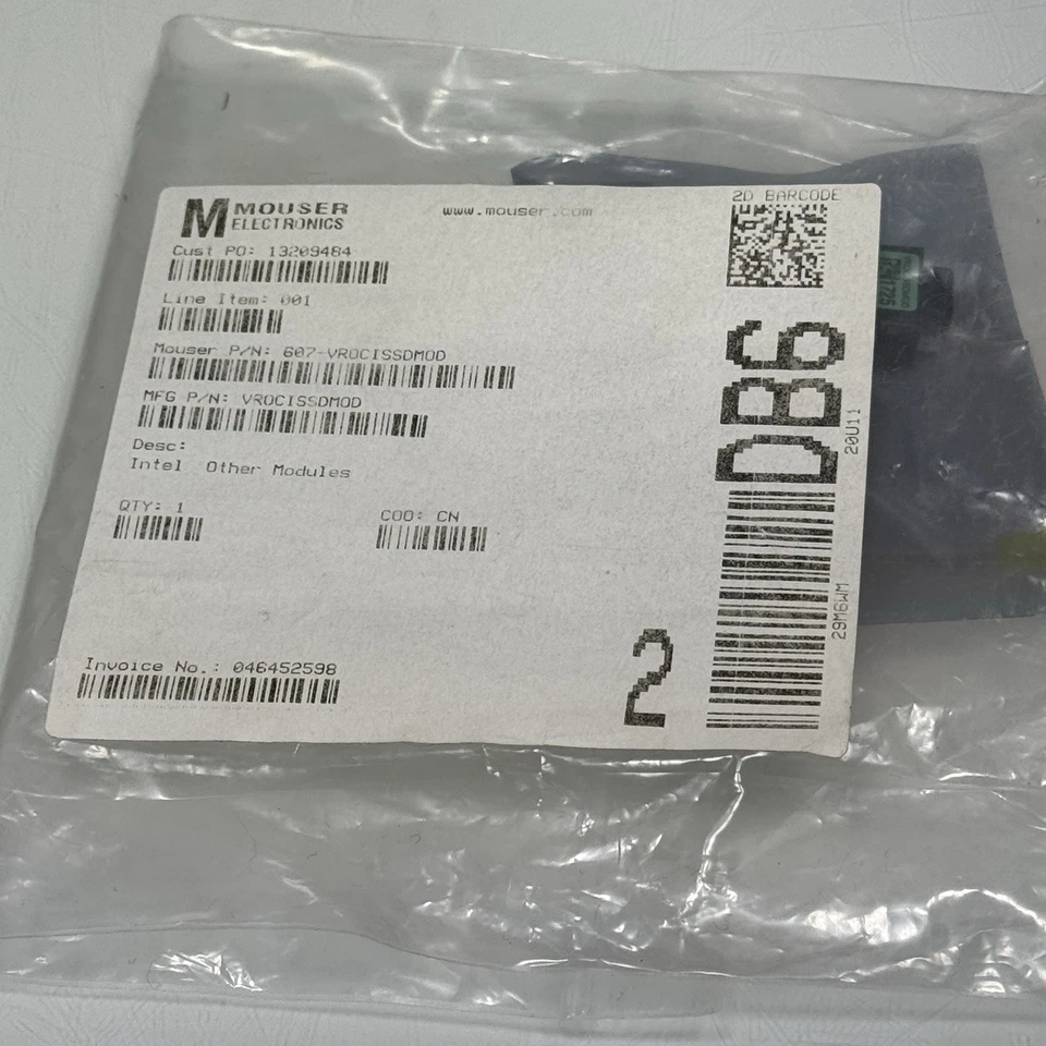 Intel VROCISSDMOD Virtual RAID0, 1, 10, 5 UPGRADE Key NVMe SSD Light Green NEW - Image 3 of 4