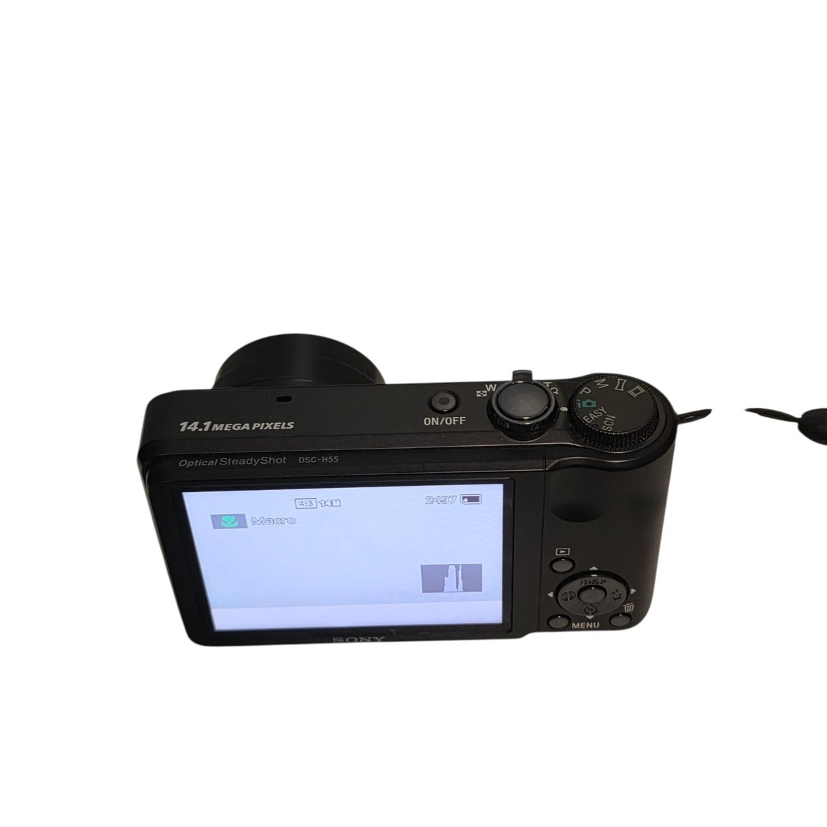 Sony Cyber-shot DSC-H55 14.1MP Digital Camera Black Battery