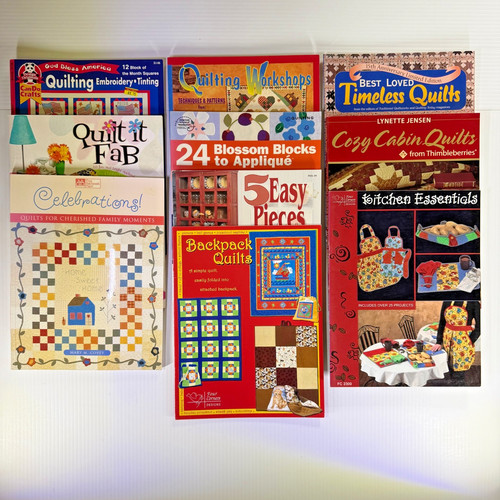 Quilting Quilt Book Magazine Lot Of 10 Ideas Variety Patterns Sewing Appliqué 17
