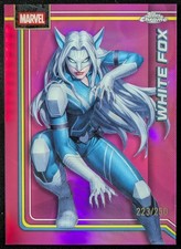 2026 Marvel Comics Topps Chrome WHITE FOX 223/250 Pink Refractor SP #196
