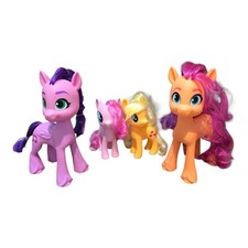04 pcs/Set Lot MY LITTLE PONY FRIENDSHIP IS MAGIC ACTION FIGURES