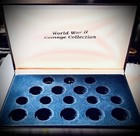 World War II American Historic 17pc. Coinage Collection Case **No Coins** !! — photo 2