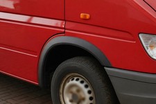 Schwarz Radlauf Zierleisten Set für MERCEDES SPRINTER 901 903 905 vorne + hinten